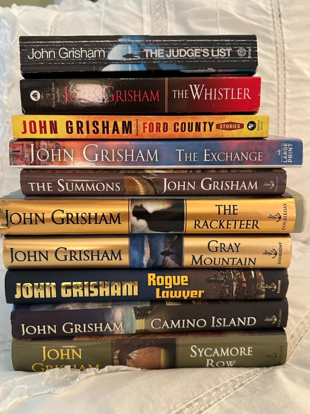 10 John Grisham Books for Sale